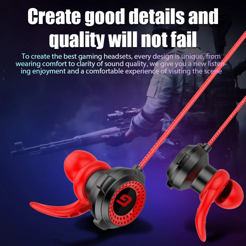 G20 Wired Headphones Stereo Gamer Earphones For Pubg PS4 CSGO Casque Games Headset 7.1 With Mic Volume Control PC Gamer Earphone