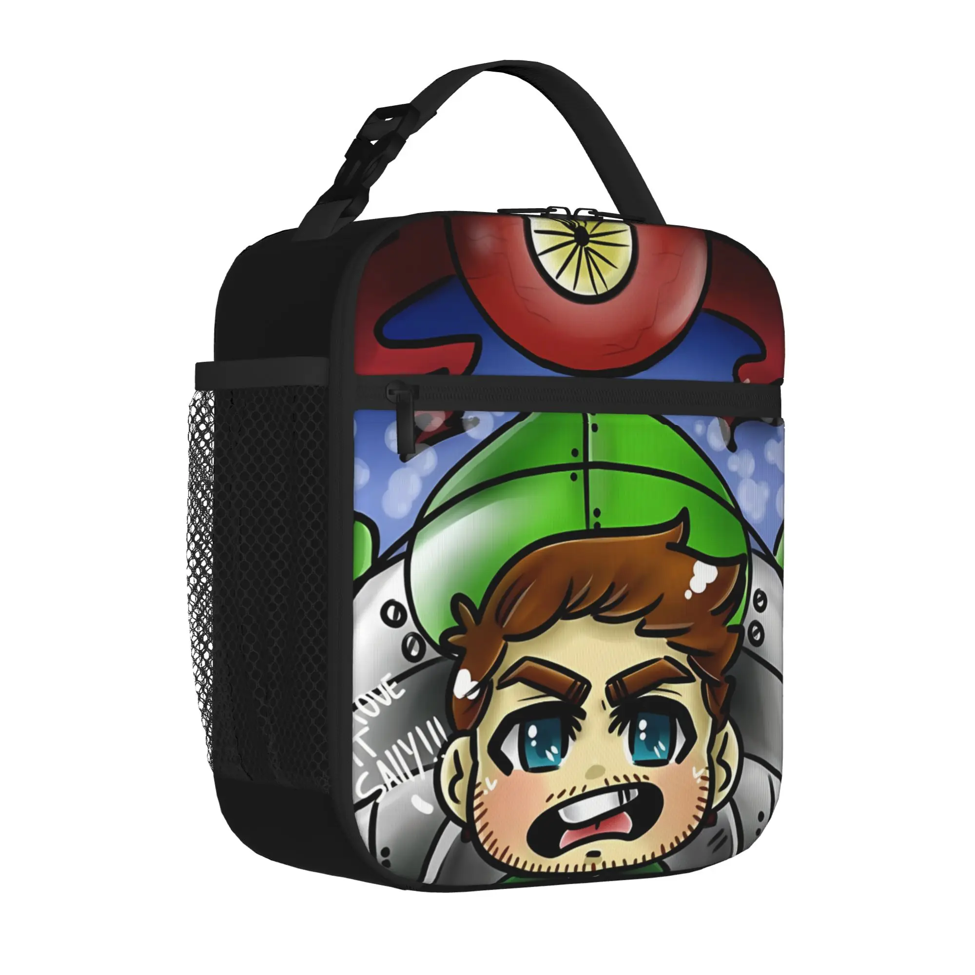 1 Piece Portable Lunch Container Deep Sea Adventure Zipper Closure Durable Pocket Subnautica For Lunch Box Bag