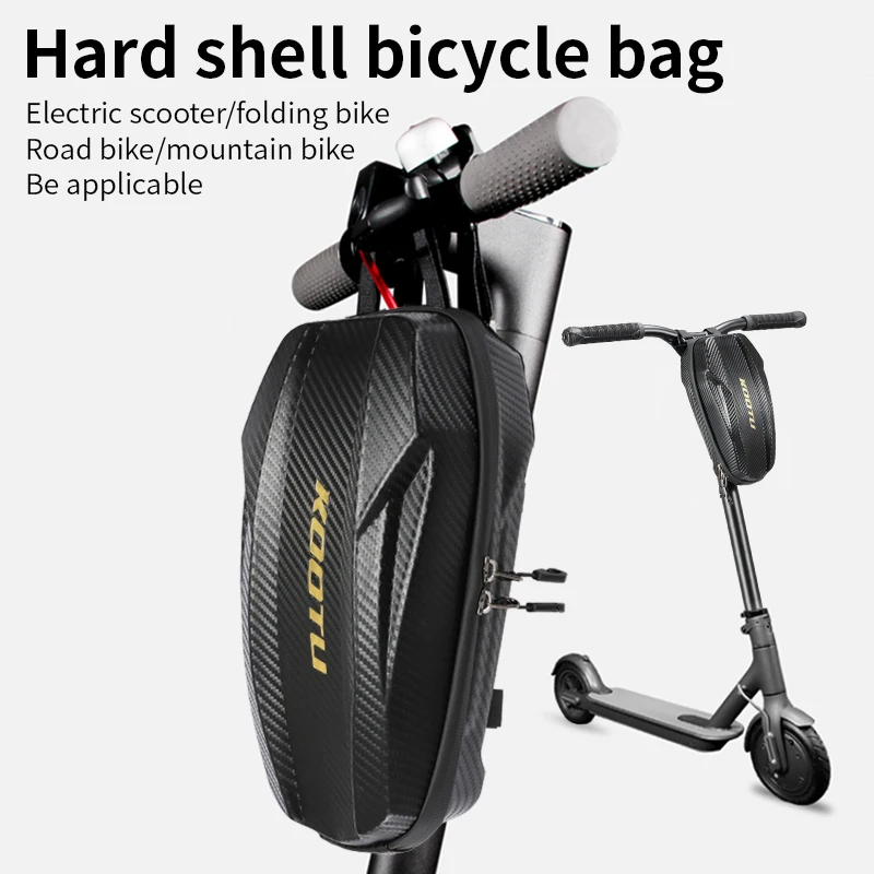 

KOOTU Folding Bicycle Bag Waterproof Handlebar With Skateboard Multifunctional Hanging Bag Bicycle Accessories