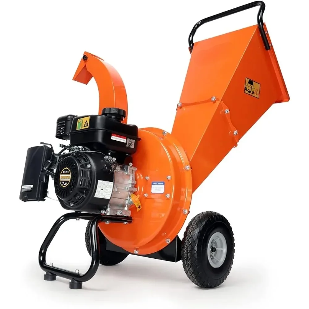 C30 Wood Chipper Shredder Mulcher 7 HP 212cc Heavy Duty Rotor Engine Gas Powered 3 inch