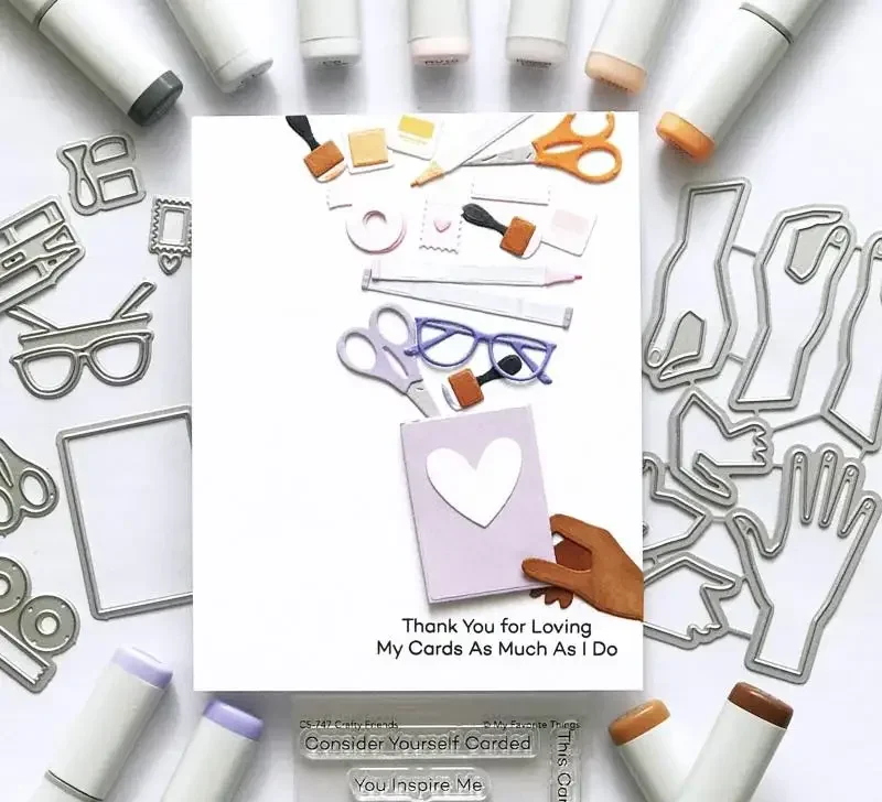 

Creature Comforts 2025 New Arrivals Metal Cutting Dies for DIY Making Card Scrapbook Embossed Paper Album Supplies Template