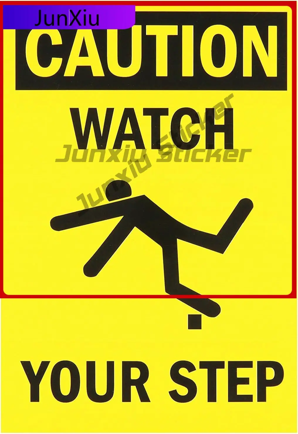 

Caution: Watch Your Step Vintage Car Truck Walls Boat Boat Boat Motor Home Sticker Retro Funny Unique Unique Cool Retro