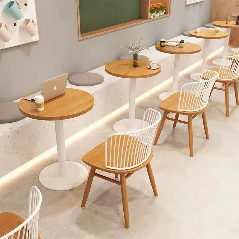 Customized Nordic Cafe Chair online celebrity dessert shop leisure negotiation area cake cold drink shop B&B milk tea shop t