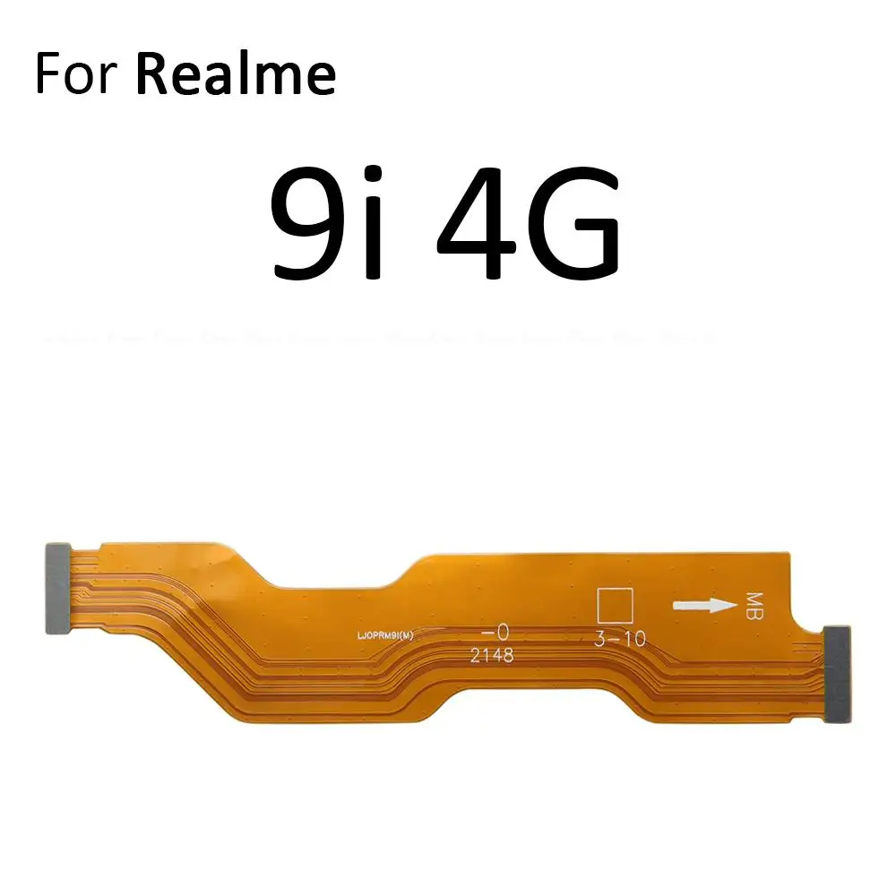 สายเคเบิลตัวเชื่อมต่อจอแสดงผล LCD หลักสำหรับ Realme OPPO 8 8i 8S 9 9i 10 Pro 5G 4G