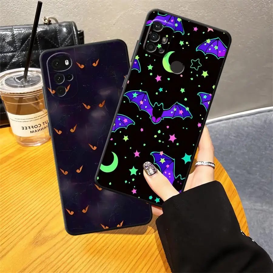 حافظة لهاتف Moto Edge 20 30 X30 Pro S30 Pro Monster Halloween Ghosts