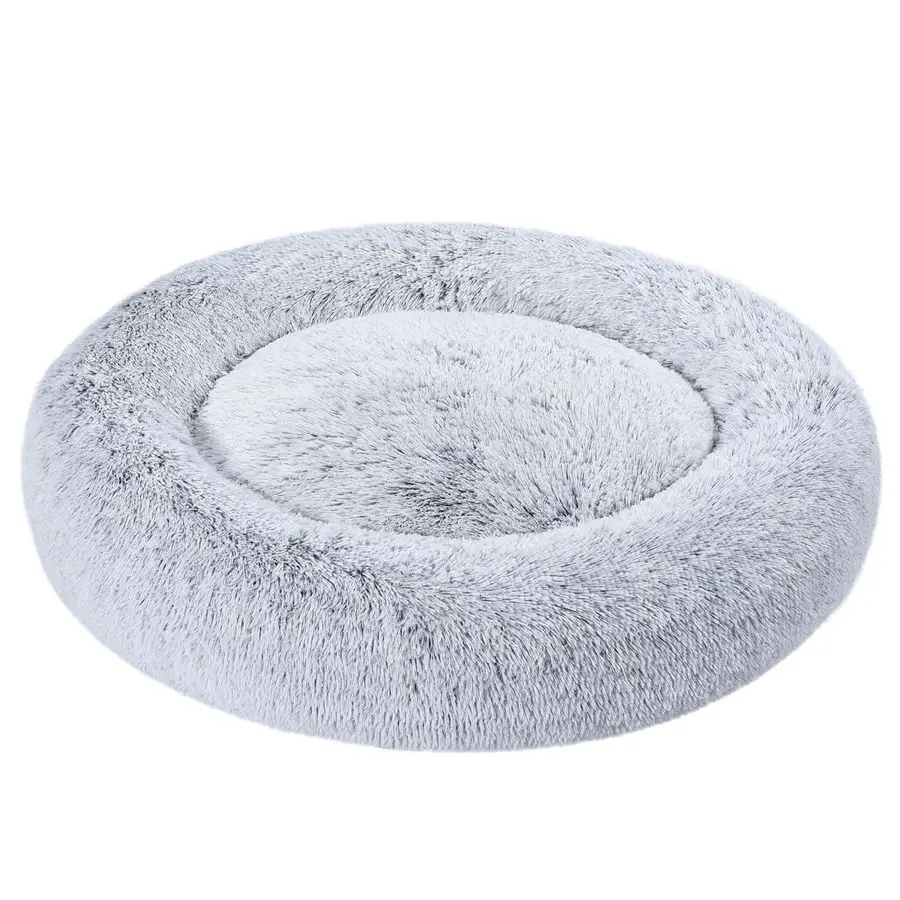 

Лежанка-подушка для собак Donut Pet Bolster из искусственного меха, серая, 36 x 36