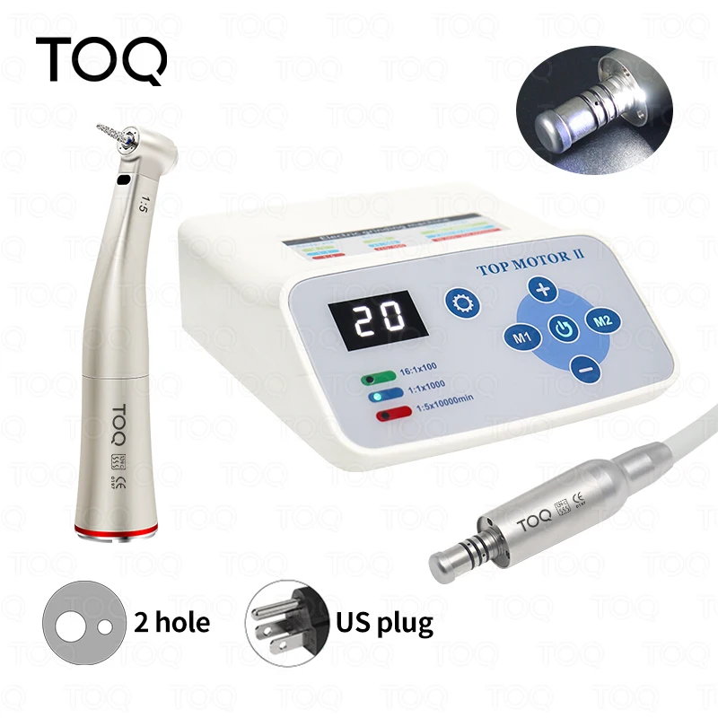 Dental Bürstenlosen Led Micro Motor Elektrische Maschine Set Interne Wasser Spray E-typ Contra Winkel Handstück Klinische Ausrüstung