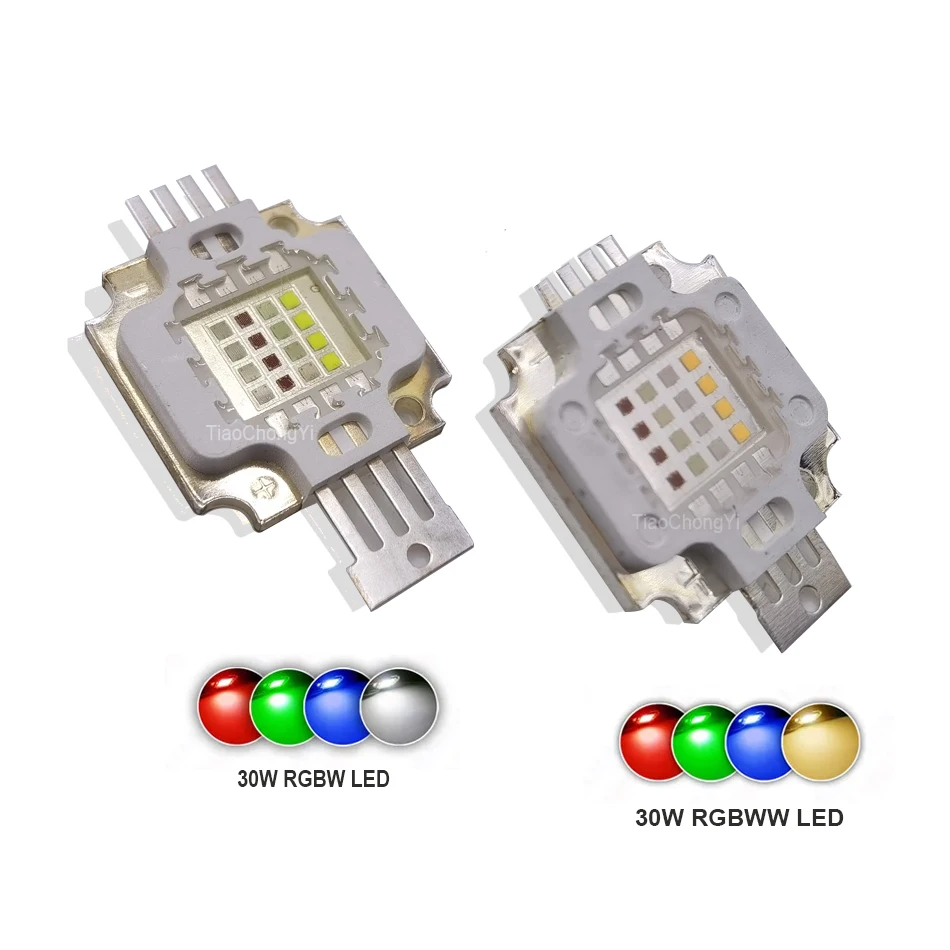 

Светодиодный чип высокой мощности RGBW RGBWW Светоизлучающий диод 30 Вт LED COB RGB белый / борм белый для DIY сценической лампы