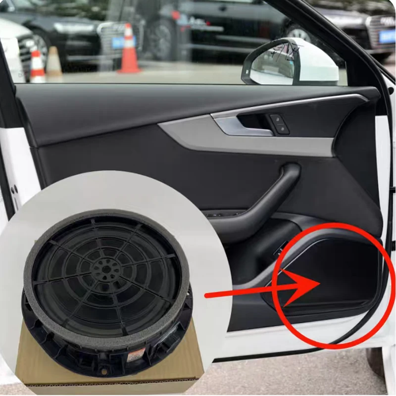 8W5035411 8W0035415A Car Front Rear Door Sound Speaker Horn Trumpet For Audi A4 S4 B9 A4L Quattro 2017 2018 2019 2020 2021 2022