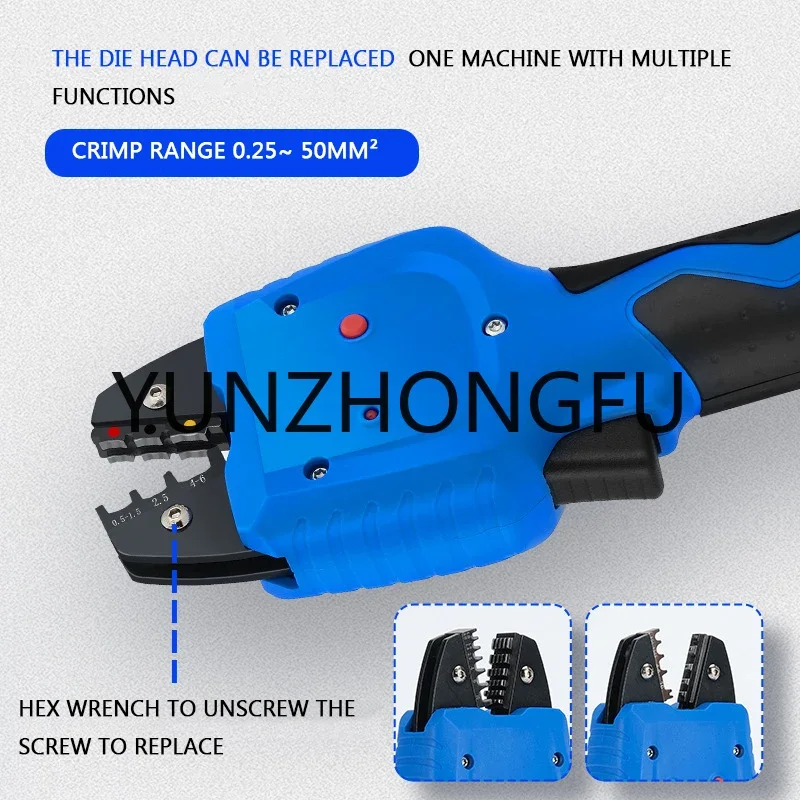 

Electric hydraulic pliers terminal crimping pliers electric crimping pliers ZC-B50KM cable crimping device