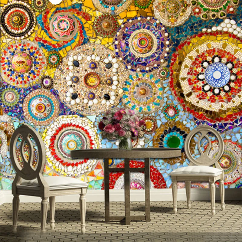 Custom Photo Wall Wallpaper 3D Stereo Brick Pattern Murals European Style Living Room TV Sofa Background Papel De Parede