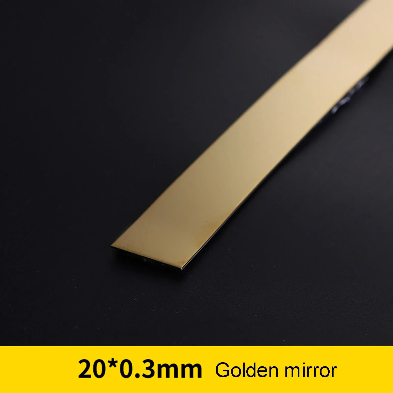 

1*5m Wall Trim Molding Decorative Metal Line Seamless Installation Wall Trim Molding Hassle-free Application New Practical