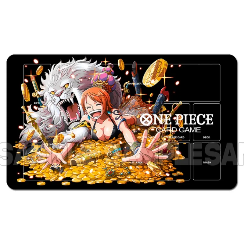 OPCG One Piece Playmat Girls Trading Card Game Mat Dedicated Card Play Against Table Mat 600x350mm