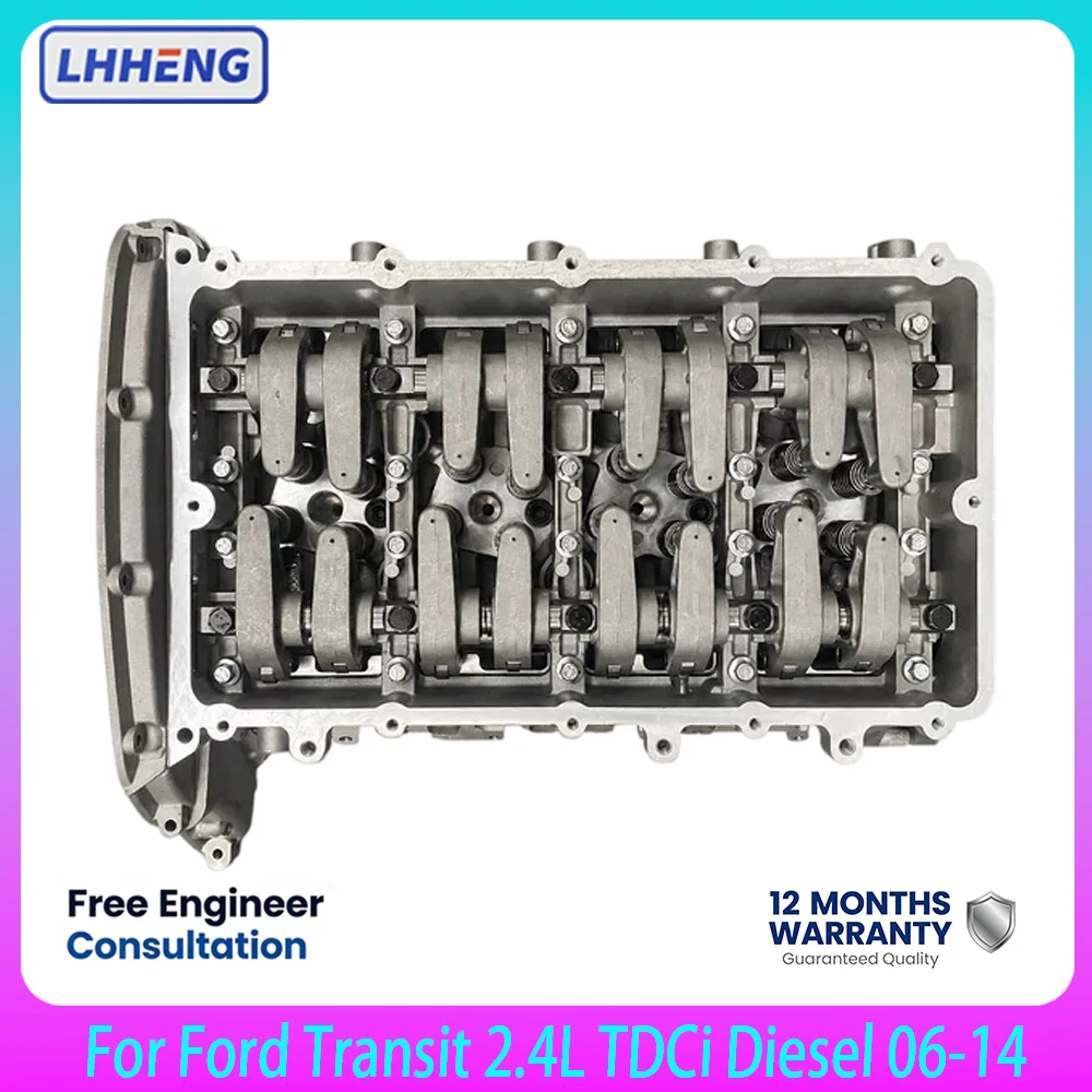 Cylinder Head Assembly For Ford Transit 2.4L TDCi Duratorq DOFA H9FB Diesel 2006-2014 908267 1331233 1701871 Engine Head
