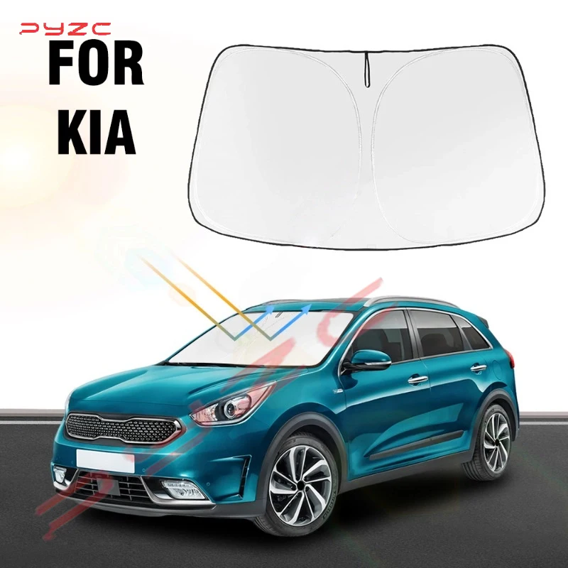 

Солнцезащитные козырьки на лобовое стекло автомобиля, козырьки, солнцезащитный крем для переднего окна для kIa NIRO Forte Stinger EV6, аксессуары для солнцезащитных козырьков