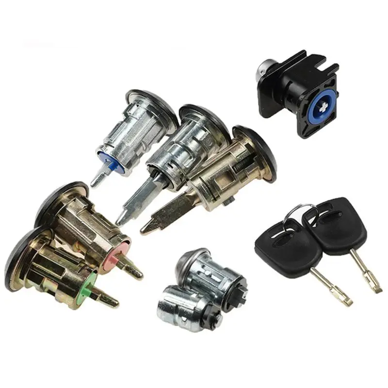 

Plain Complete Lock Set Ignition Switch Left Right Door Lock Trunk Lock For Ford Transit Connect 2002-2013 2T1A-V22050-AD