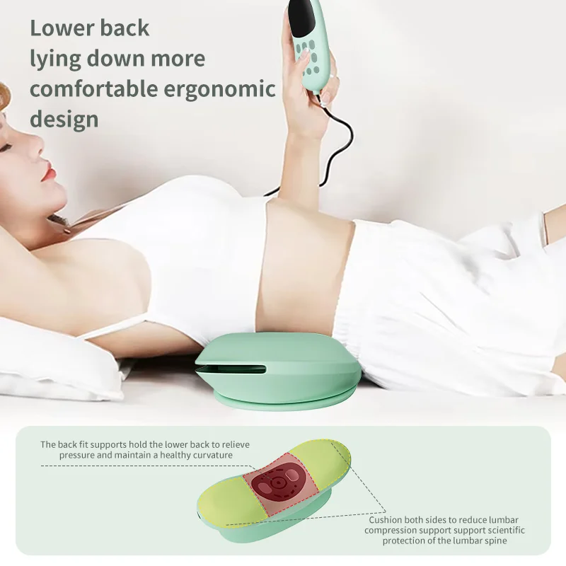 

Lumbar Traction Device Massager with Heat Function & Adjustable Intensity,Electric Inflatable Back Stretcher Device