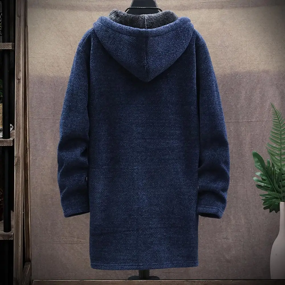 

New Mens Long Sleeve Hooded Sweater for Men Zipper Sweatshirts Oversize Streetwear Warm Solid Color Autumn Jacket Hoodie Men ﻿