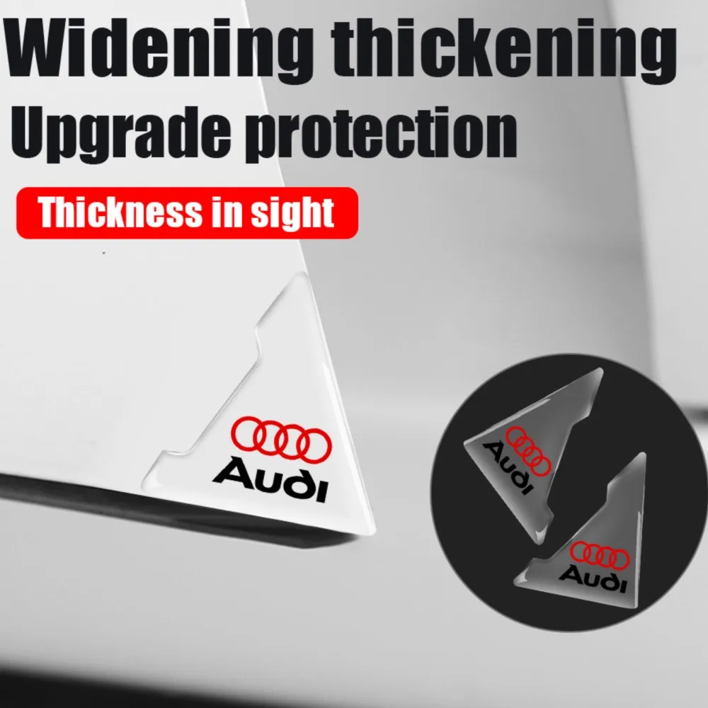 

Car Door Corner Anti-collision Covers Silicone Protector Anti-Scratch Stickers For Audi S TT A6 C7 A5 A4 A3 A8 A2 A1 Q3 Q5 Q7 RS
