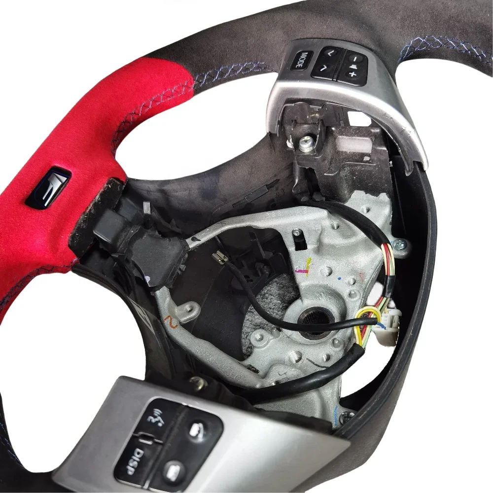 Custom  carbon multifunction  carbon  steering wheel covered with black leather for Lexus IS200 IS250 IS300 RX350