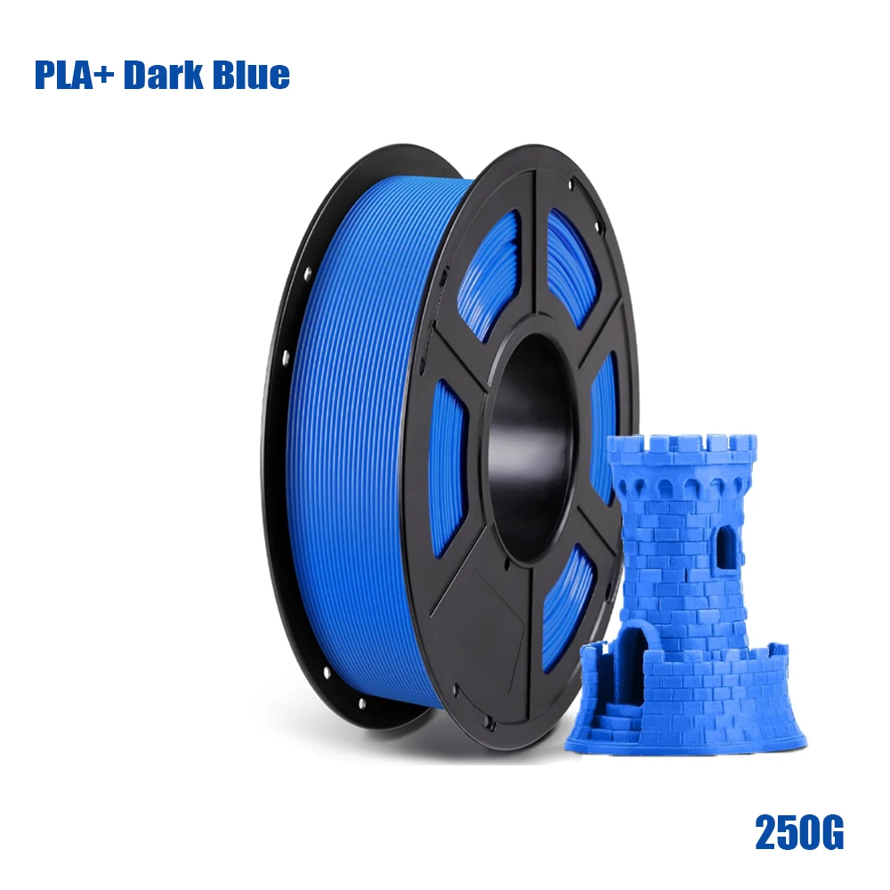 

PLA+ Filament 1.75mm, PLA Basic Dimensional Accuracy +/- 0.05mm, 250G Spool (0.55 LBS),Dark Blue