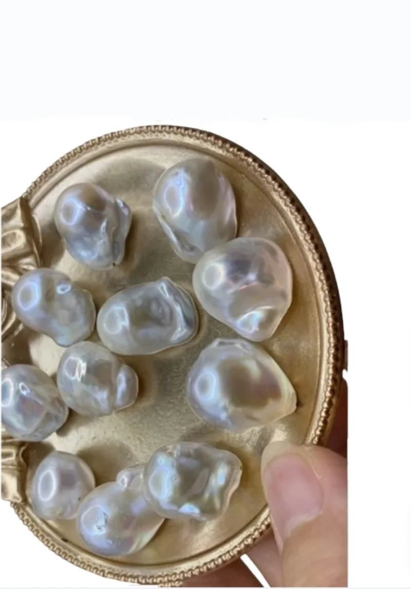 

2A Natural Baroque Pearls Loose Beads Zhuji Freshwater Cultured Pearl for Jewelry Making Trendy Woman Earring жемчуг натуральный