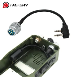 TAC-SKY AN/PRC 148 152 152A walkie-talkie conector DIY U 283 U-283/U enchufe de 6 pines a adaptador de enchufe Kenwood