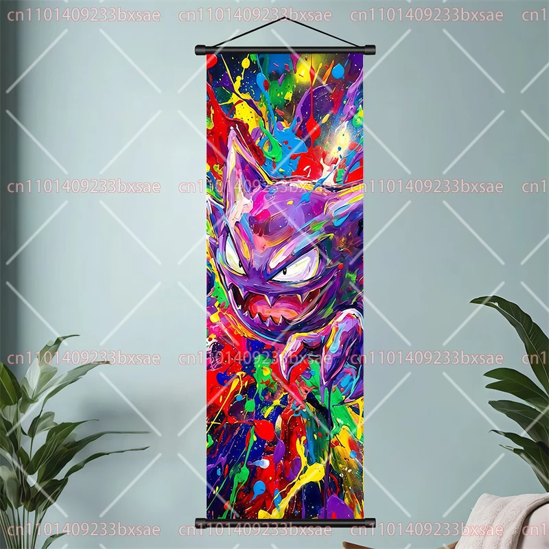 Anime Pokémon Gengar Charizard Kyogre Gyarados Mewtwo Rayquaza Cooles Poster Hängendes Rollbild Geburtstag Feiertag Party Geschenk – Detail 7