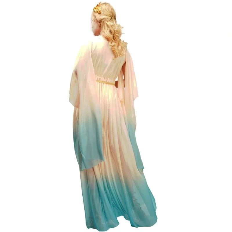 الأساطير اليونانية تأثيري حلي فستان روماني قديم للبالغين النساء كرنفال تأثيري حفلة مثير الزي اليونانية آلهة فستان البدلة