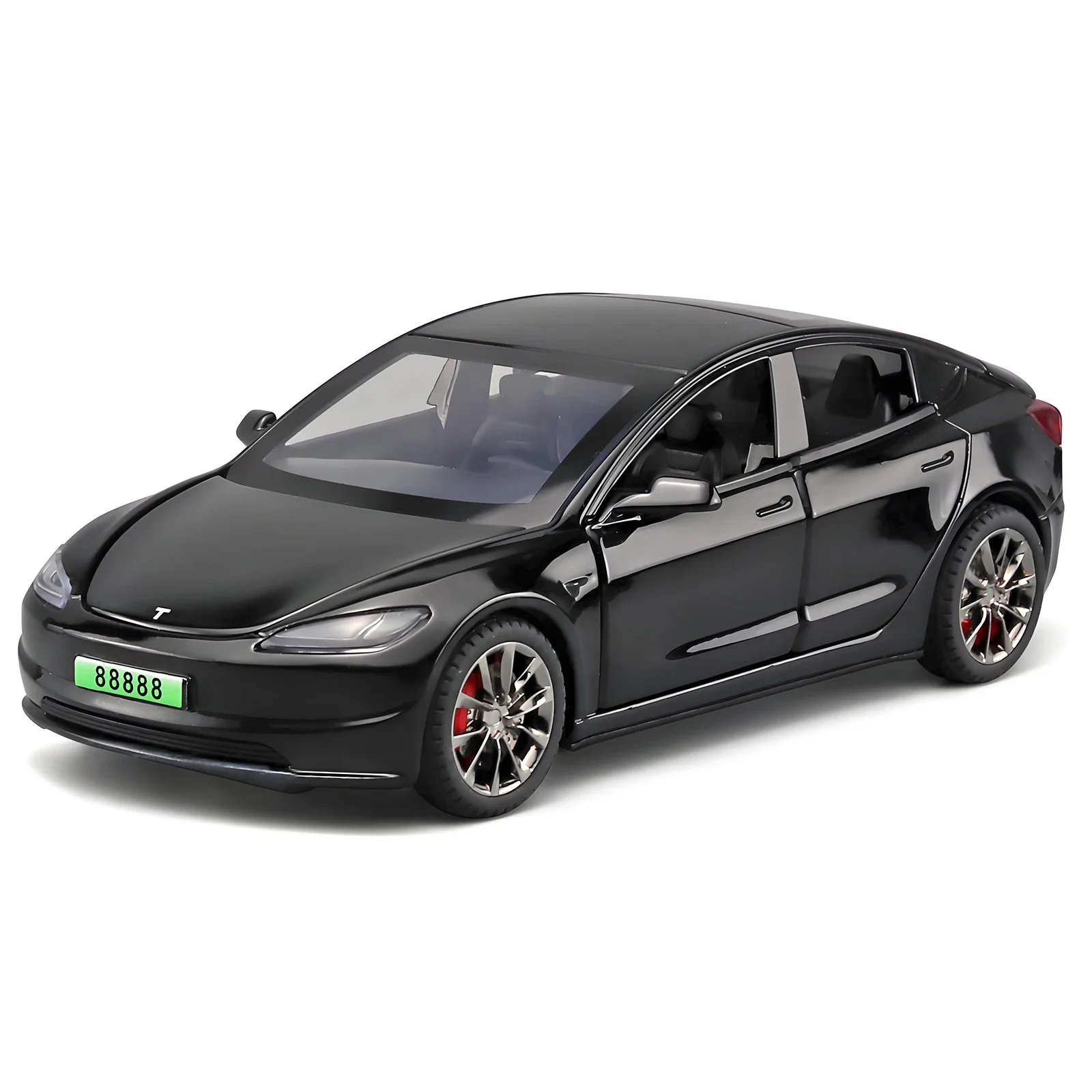 2024 NIEUWE 1:32 tesla Model 3 Legering Model Auto Speelgoed Diecasts Metal Casting Geluid en Licht Auto Speelgoed Voor kinderen Voertuig