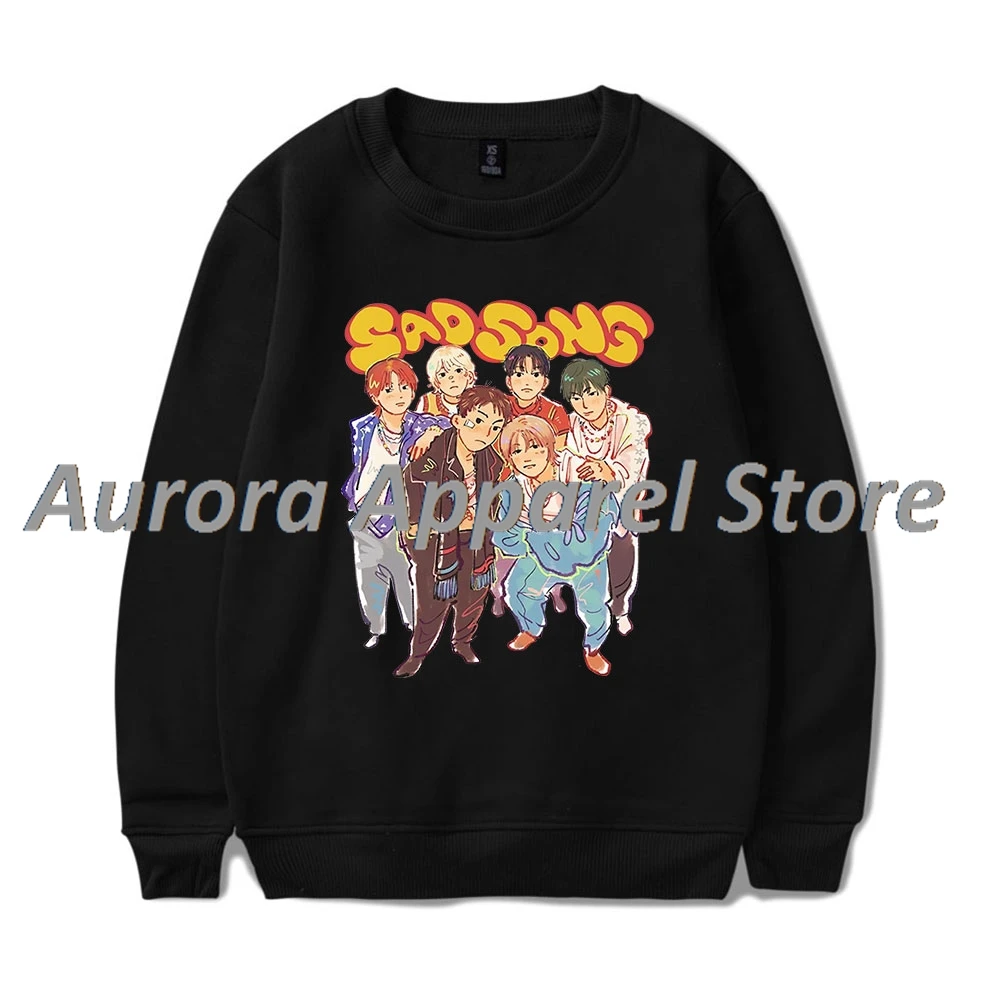 

Kpop P1Harmony P1USTAGE H: MOST WANTED 2025 Concert Tour Merch Толстовки с круглым вырезом Косплей Женщины Мужчины Модная футболка с длинным рукавом