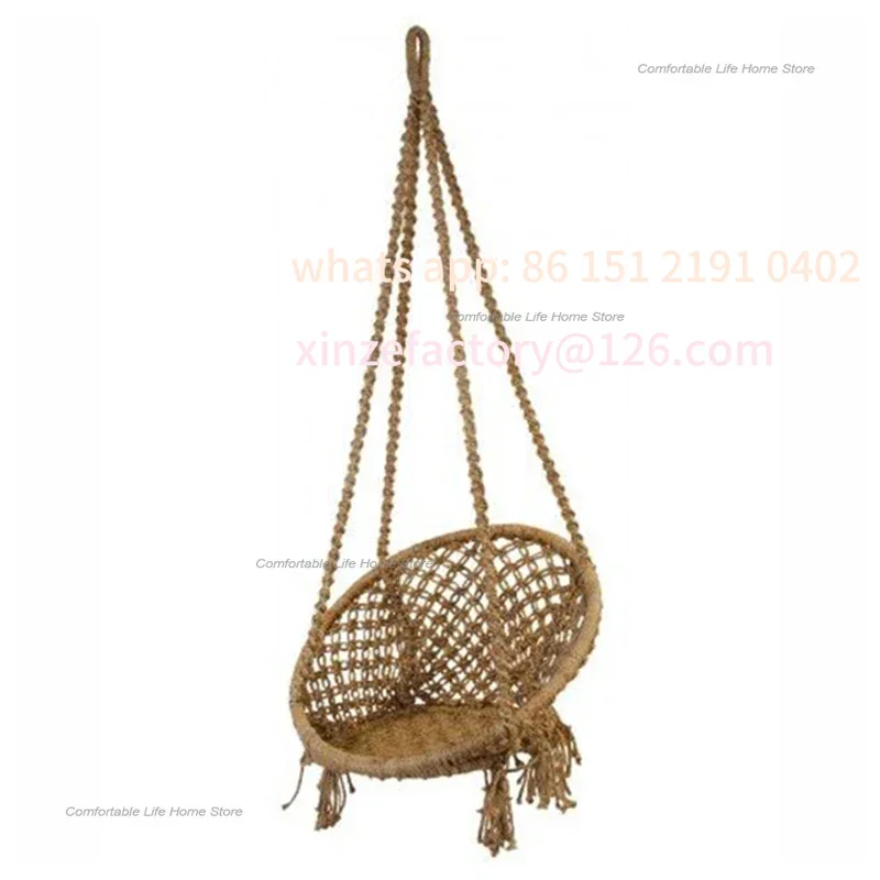 Customizable Rattan Hanging Rocking Chair Patio Swing Garden Modern Sex Patio Patio Swings Suspended Rocking Outdoor Furniture C