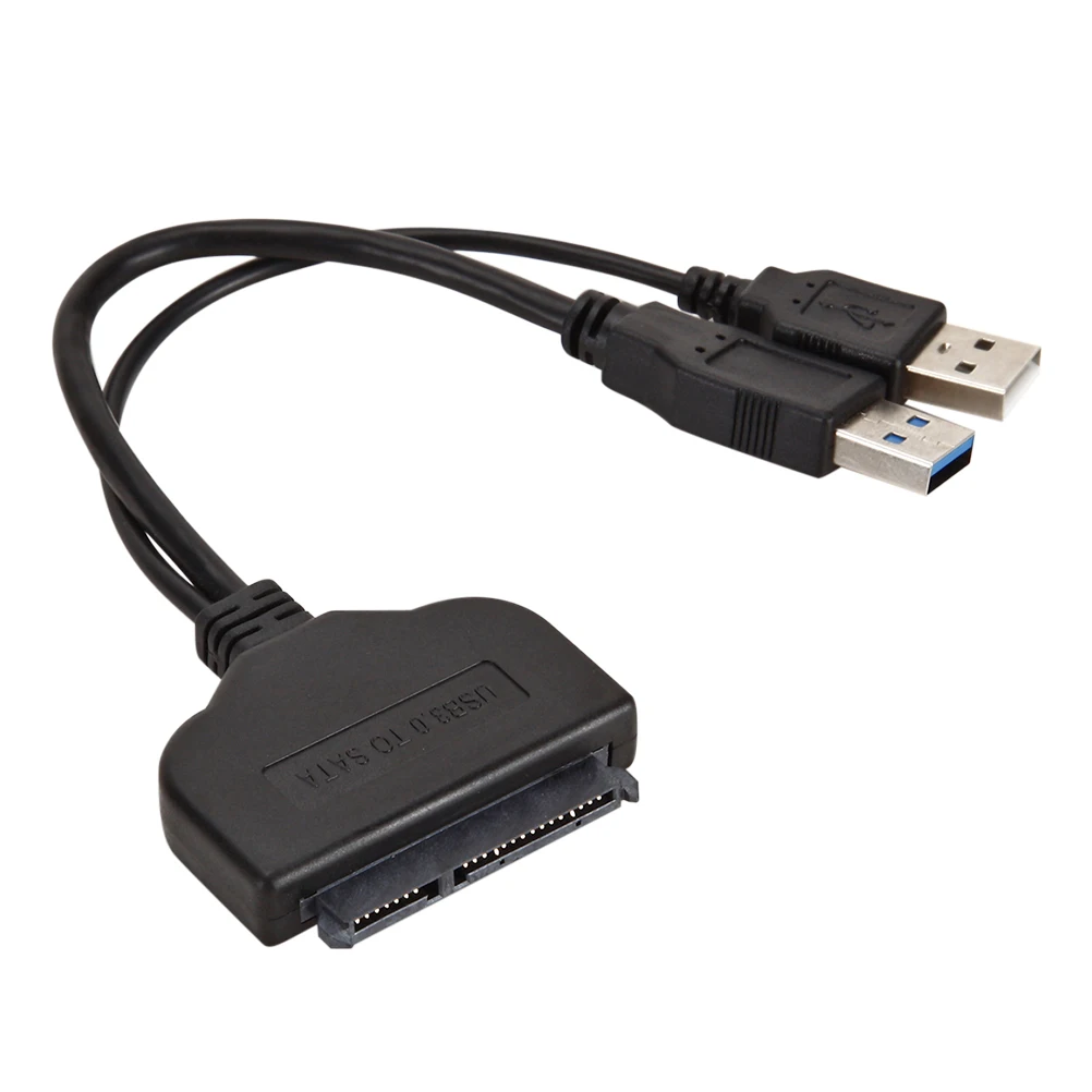 

USB3.0 to Adapter .5 Inch Laptop Hard Drive Data Cable USB To Easy (Black)