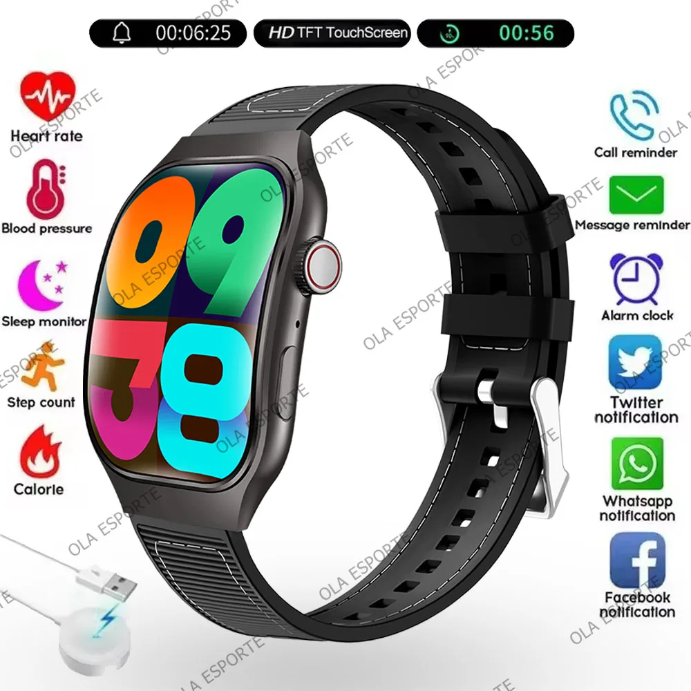 

Спортивные умные часы 2,01 дюйма с изогнутым экраном, кислород в крови, Bluetooth, говорящие часы с динамическим островом, мультиспортивные уличные умные часы