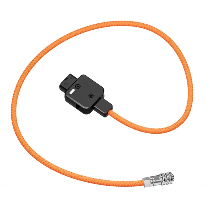 B92B-For Blackmagic Pocket Cinema Camera 4K 6K Compatible DT-BMD D-Tap To 2-Pin BMPCC Power Cable 60Cm 180° Rotatable Braided Wi