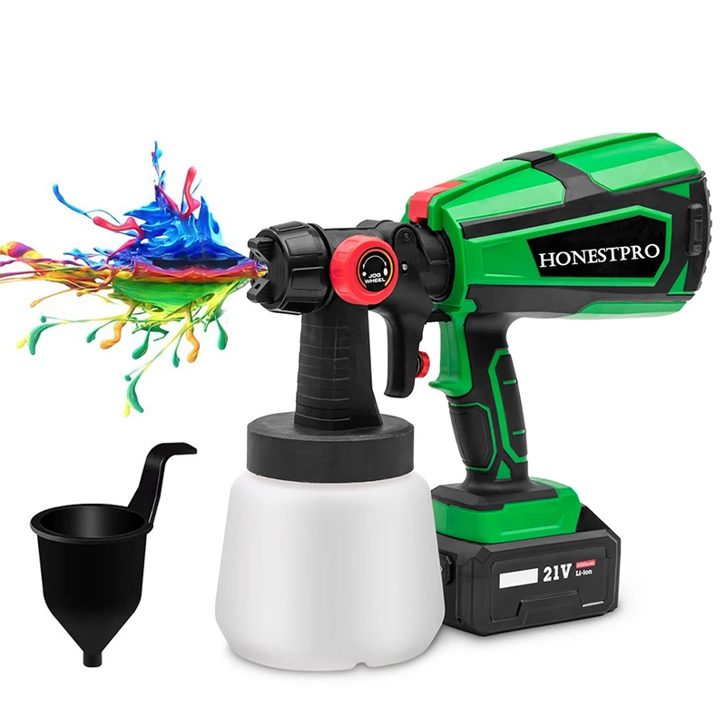 21v Rechargeable Wireless Paint Spray Gun Household Interior Office Disinfection Spray Gun