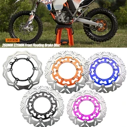 Motorcycle 260MM 320MM Front Floating Brake Disc Rotor Adaptor For KTM XC XCF XCW SX SXF EXC EXCF 125 250 300-450 TPI Six Days