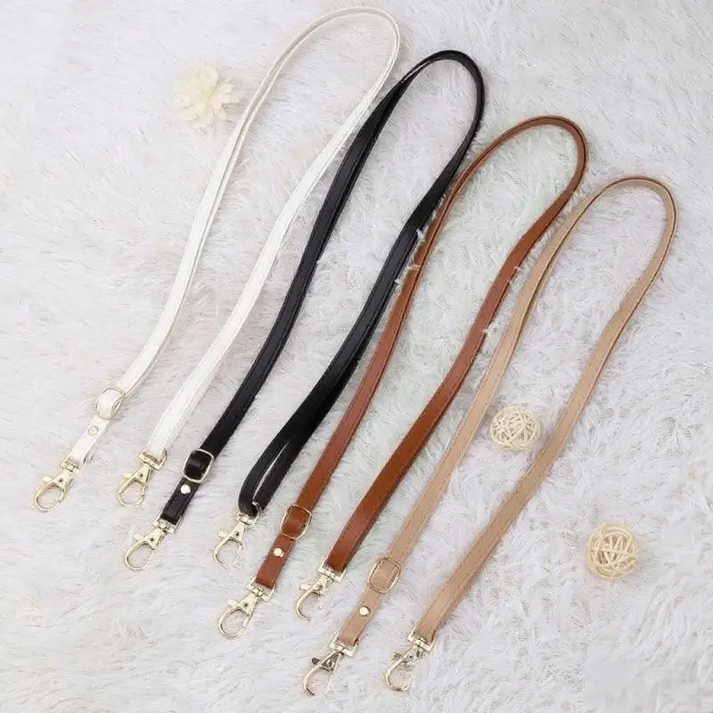 

1.2CM Long Thin Bag Belt Crossbody Shoulder Strap Replacement Long Belt Adjustable PU Leather Bag Strap Part Bag Accessories