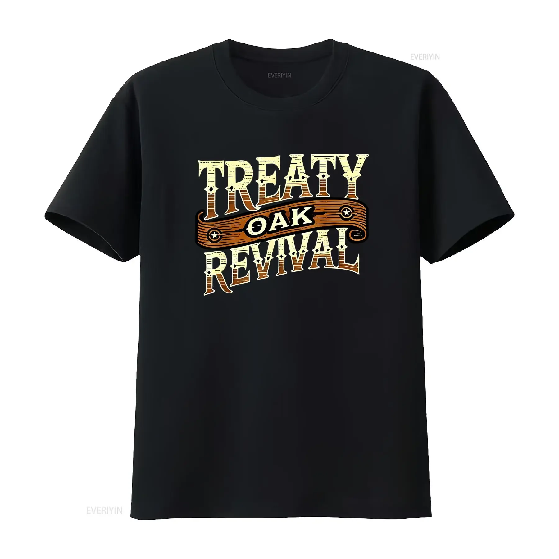 Treaty Oak Revival Vintage Style T Shirt with Bold Typography Print for American Fashion Lovers vintage Washed Unisex Casual