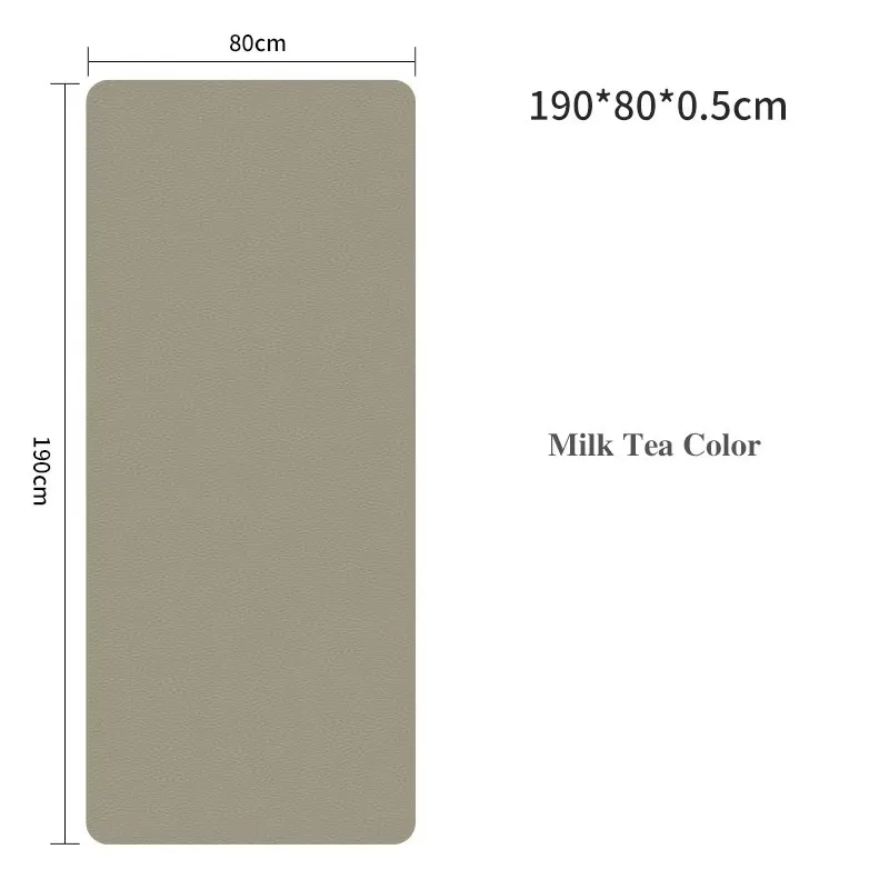 

Best Non-Slip Extra Wide Premium Natural Rubber Yoga Mat - Household Workout Sports Fitness Mat for Daily Exercise