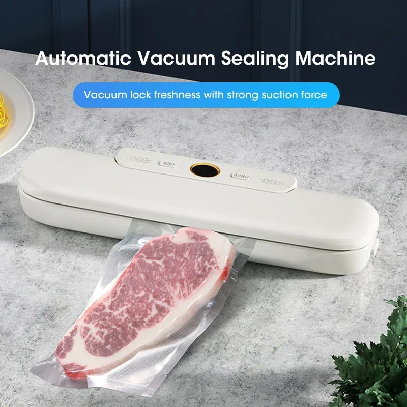 New Automatic Vacuum Sealer Machine For Food Vacuum Sealer With 10pcs Free Food Saver Bags VSealing Machine for Vacuum Pac