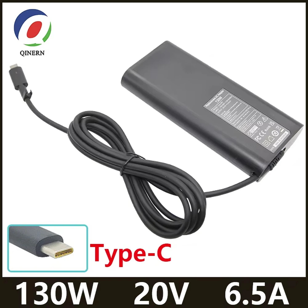 20V 6.5A 130W USB Type-C laptop AC power adapter charger for Dell Dell Latitude E5440 E5470 7480 E6540 E7440 E7450 E7250 E6440