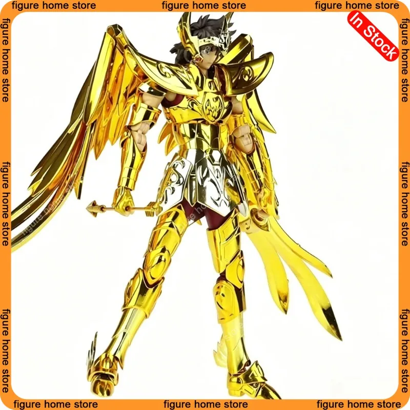 En stock: Figura de acción coleccionable Saint Seiya CS Myth EX Sagittarius Aiolos Centaur Palace Saint con colgador de armaduras, modelo de juguete, regalo.