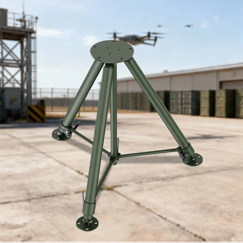 Heavy Duty 300kg /661lb High Load Tripod, Thick Metal Adjustable Outdoor Industrial Engineering Instrument Support Bracket