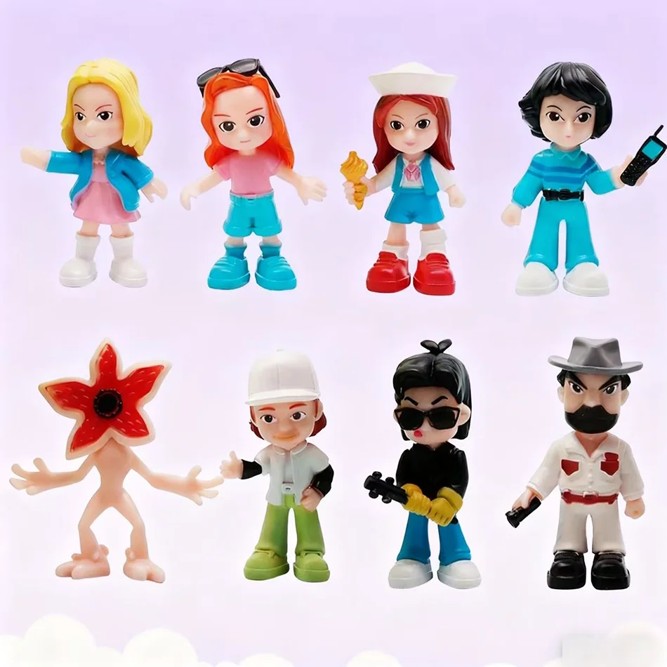 جديد 8 قطعة/المجموعة غريب المسرحيات التلفزيونية سوف بايرز أحد عشر عمل الشكل لطيف دمية جمع نموذج اللعب هدايا حفلة عيد ميلاد