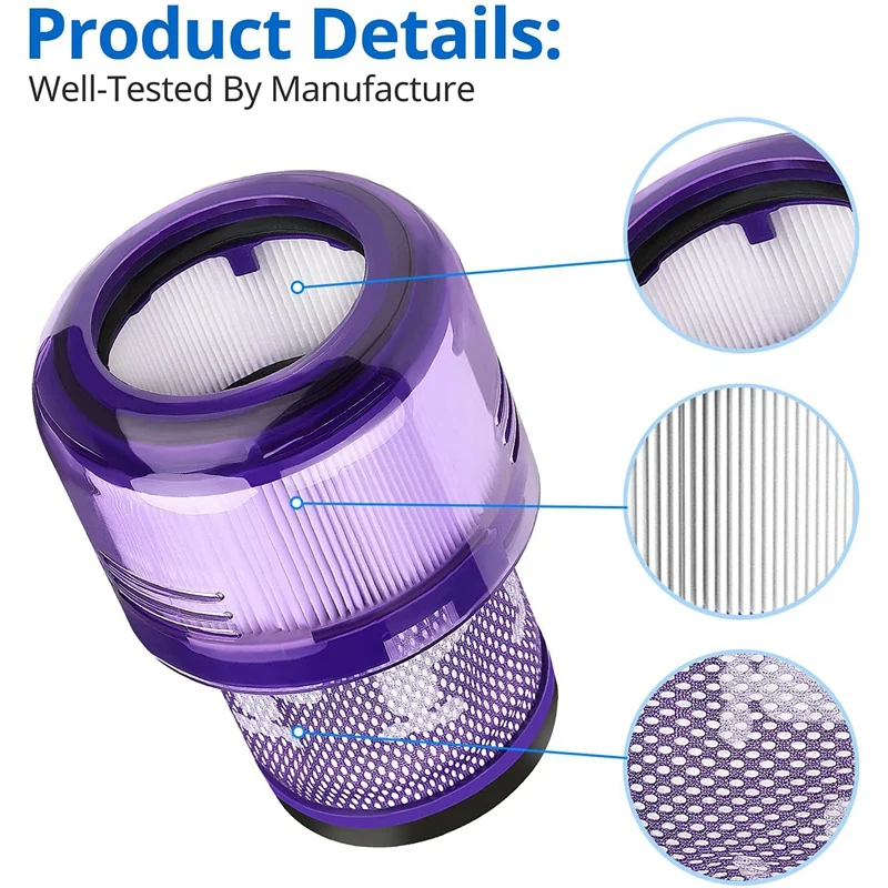 Accessori Filtri Per Dyson V11 Torque Drive Cordless Stick Aspirapolvere Sv14 Parti di ricambio Filtro Hepa, Confezione da 8