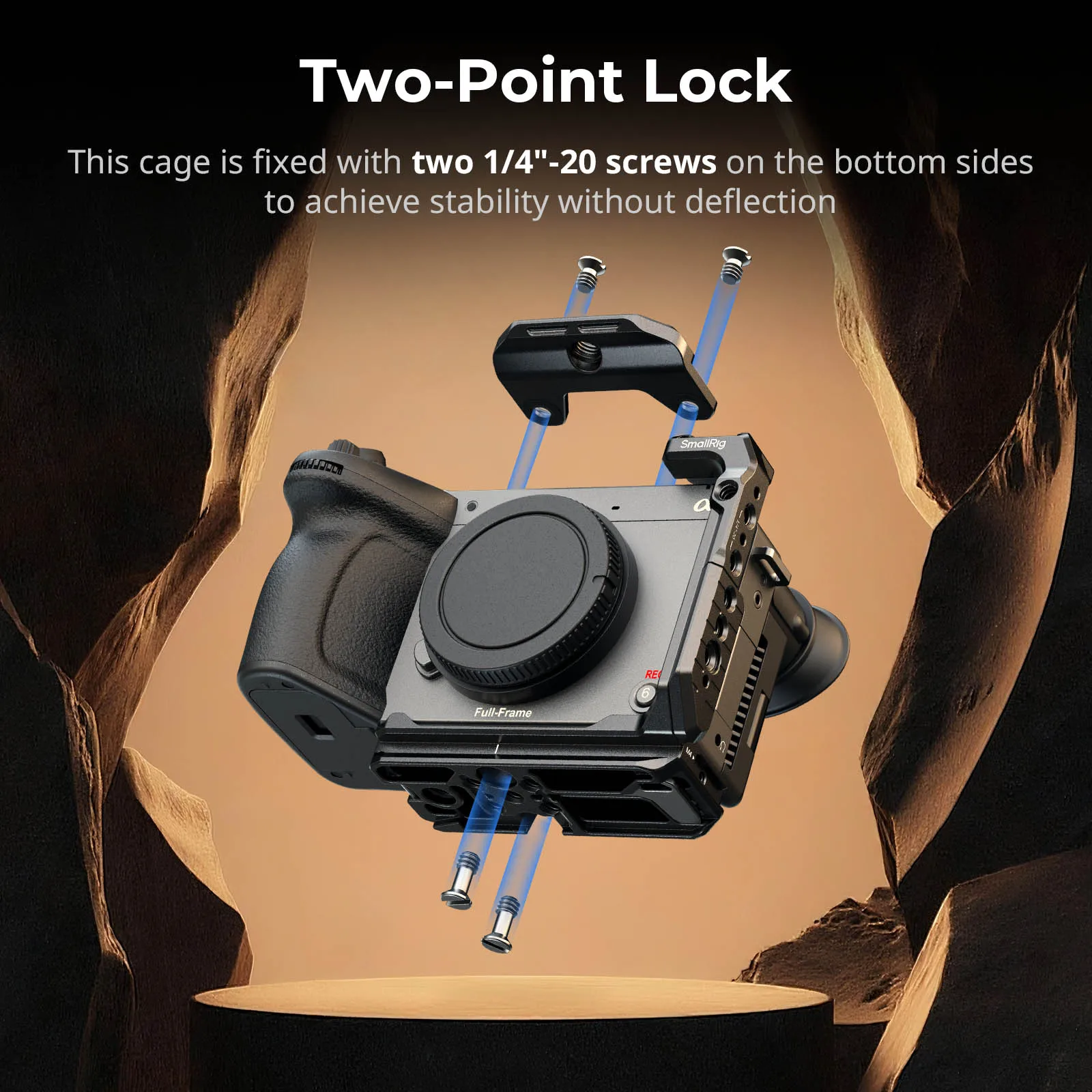 

Крепление SmallRig FX2 Half Cage для Sony FX2, верхняя пластина с креплением HawkLock, рельс NATO, быстросъемная пластина Arca-Swiss для штатива, DJI Gimbal -5591