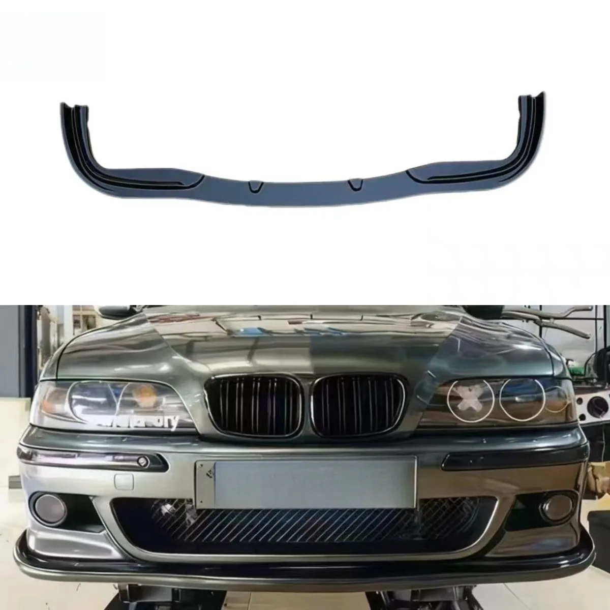 

For BMW 5 Series E39 M5 1996-2003 Car Front Bumper Spoiler Lip Diffuser Modification Part Bumper Protector Cover Car Accessories