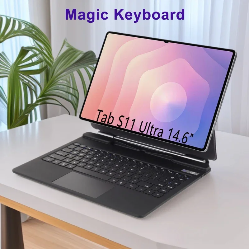 Magic Keyboard Tablet Case for Samsung Galaxy Tab S11 Ultra 14.6'' 2025 X930 X936B Smart Cover Folio For Tab S11 11" X730 X736B