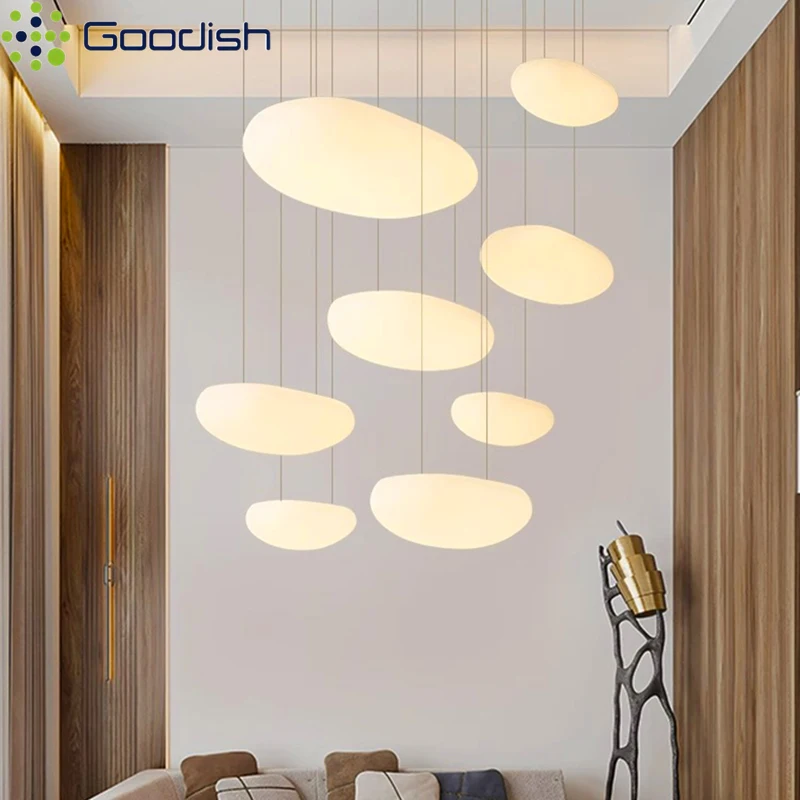 Modern Salon Pendant Ceiling Light Hogar Moderno Lustre Hanging Smart Art Lamp for Dining Room Living Home Decoration Chandelier